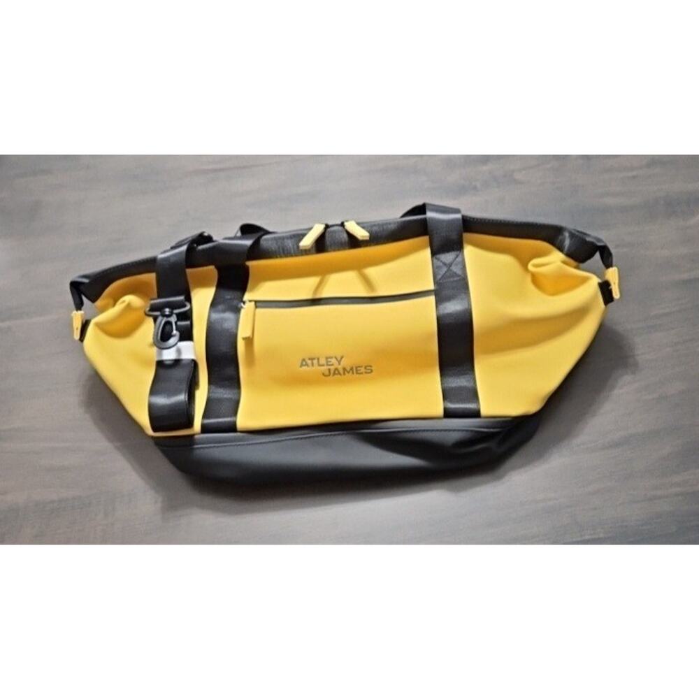 Atley James Yellow Bradshaw Duffle Bag NWOT